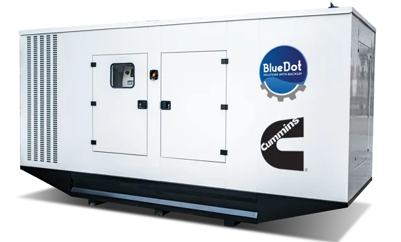 White blue dot generator.