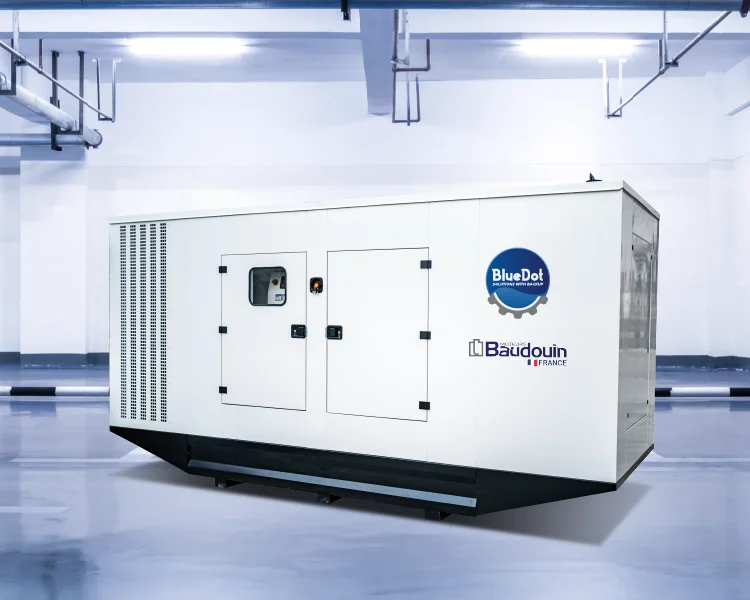 White bluedot generator.